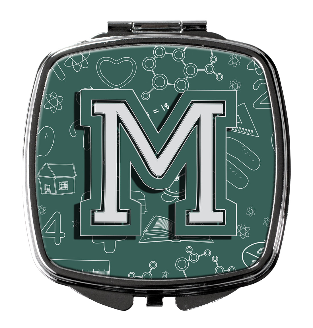 Letter M Back to School Initial Compact Mirror CJ2010-MSCM