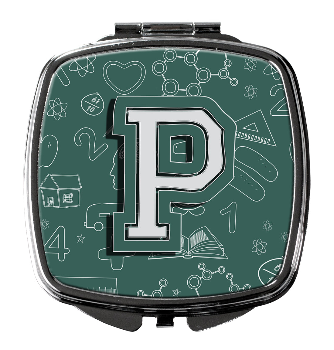 Letter P Back to School Initial Compact Mirror CJ2010-PSCM