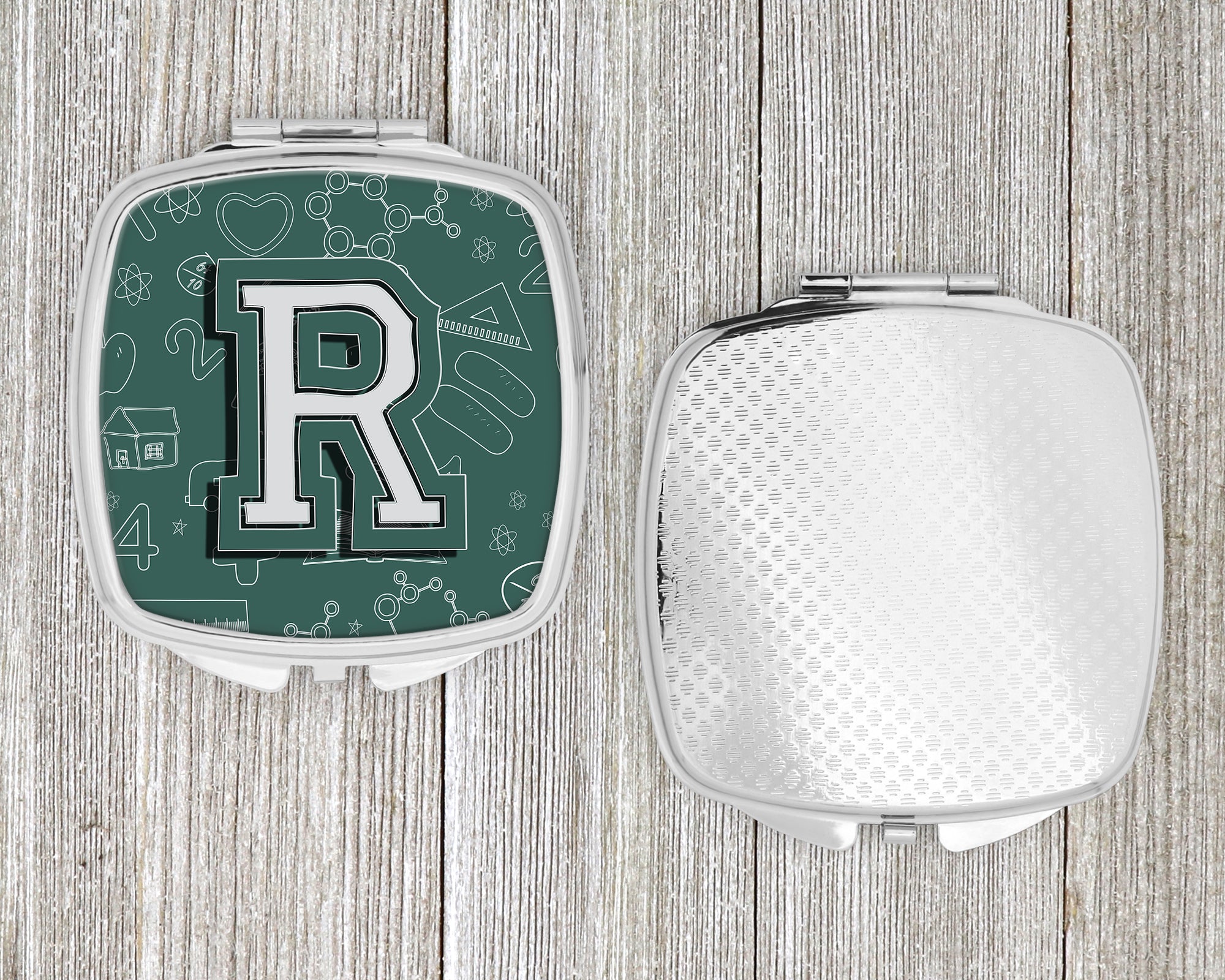 Letter R Back to School Initial Compact Mirror CJ2010-RSCM  the-store.com.