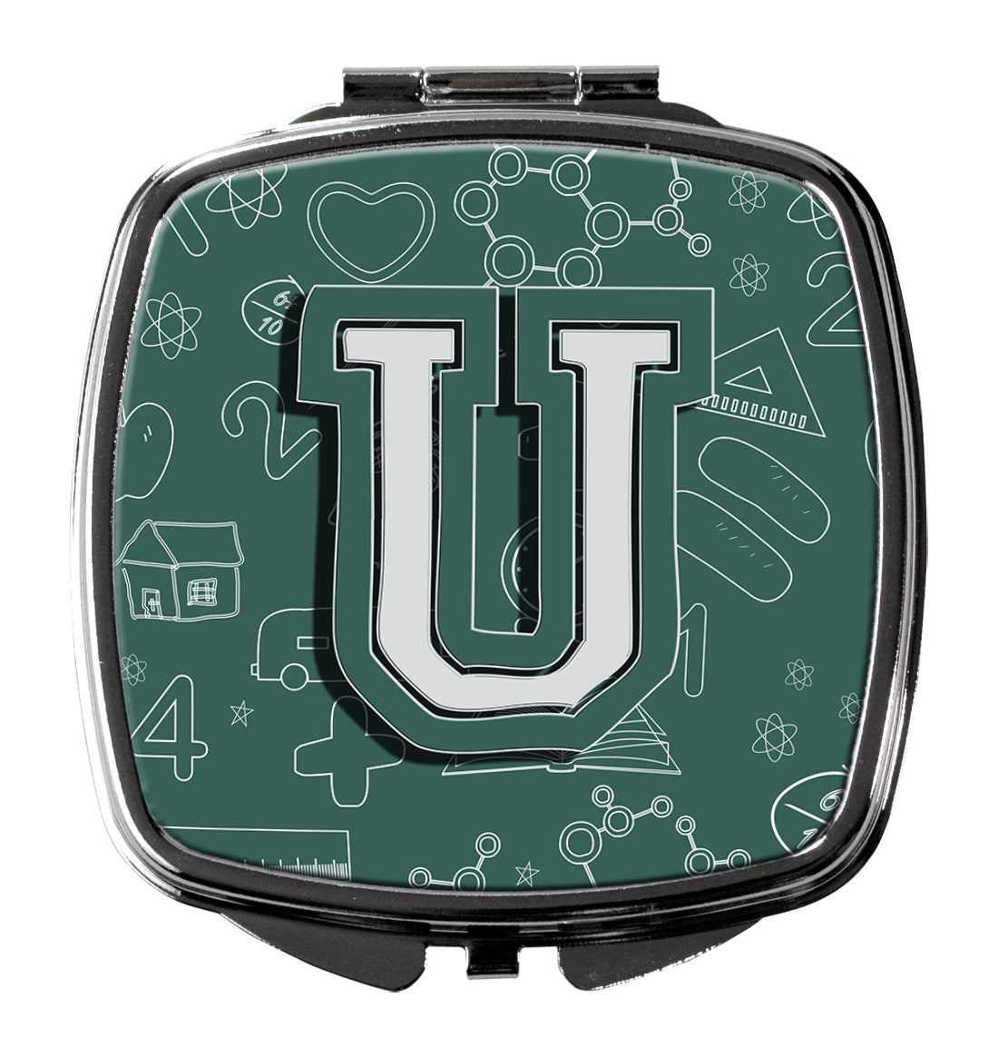 Letter U Back to School Initial Compact Mirror CJ2010-USCM  the-store.com.