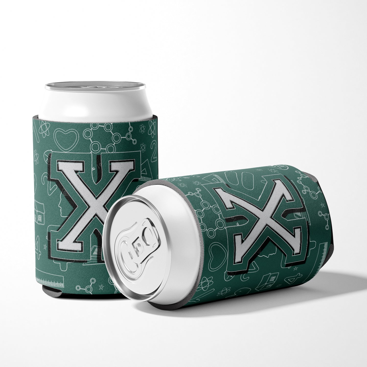 Letter X Back to School Initial Can or Bottle Hugger CJ2010-XCC.