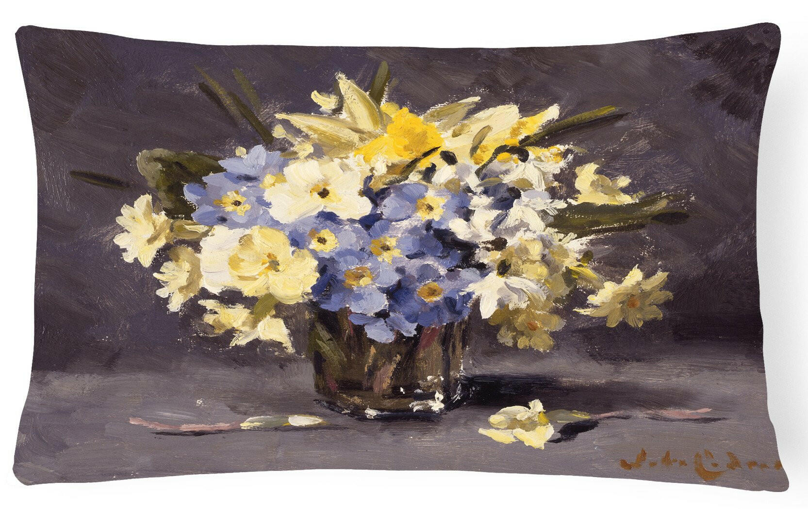 Spring Bouquet by John Codner Fabric Decorative Pillow CJC0039PW1216 by Caroline's Treasures