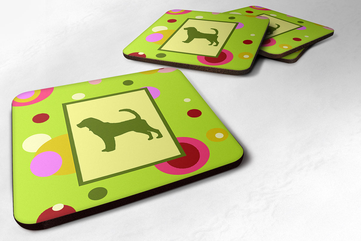 Set of 4 Bloodhound Foam Coasters - the-store.com