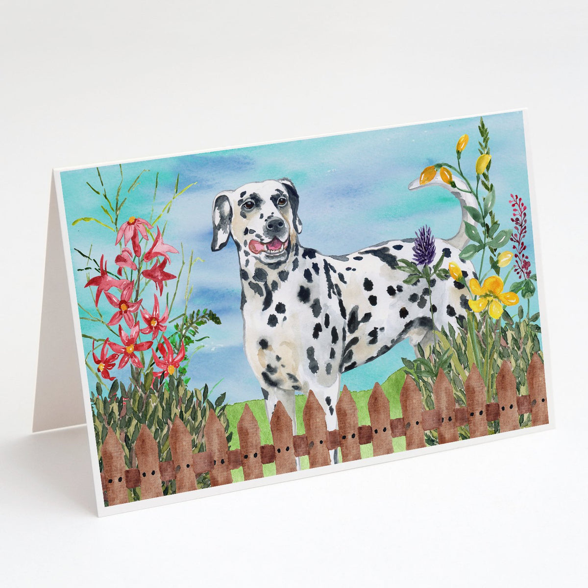 Buy this Dalmatian Spring Greeting Cards and Envelopes Pack of 8