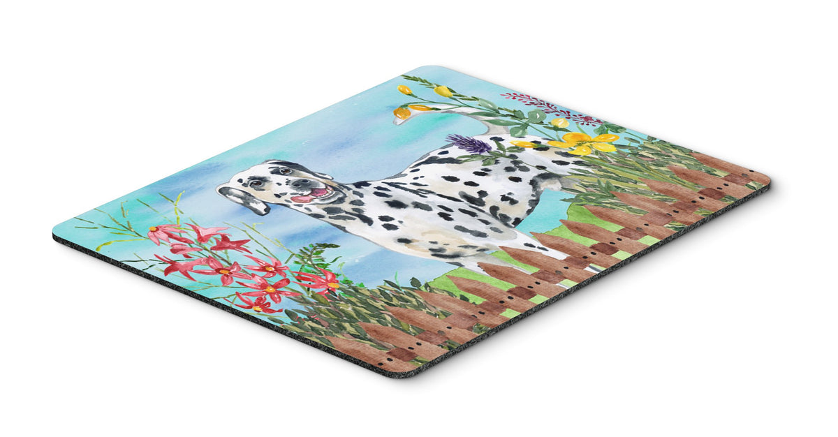 Dalmatian Spring Mouse Pad, Hot Pad or Trivet CK1215MP by Caroline&#39;s Treasures