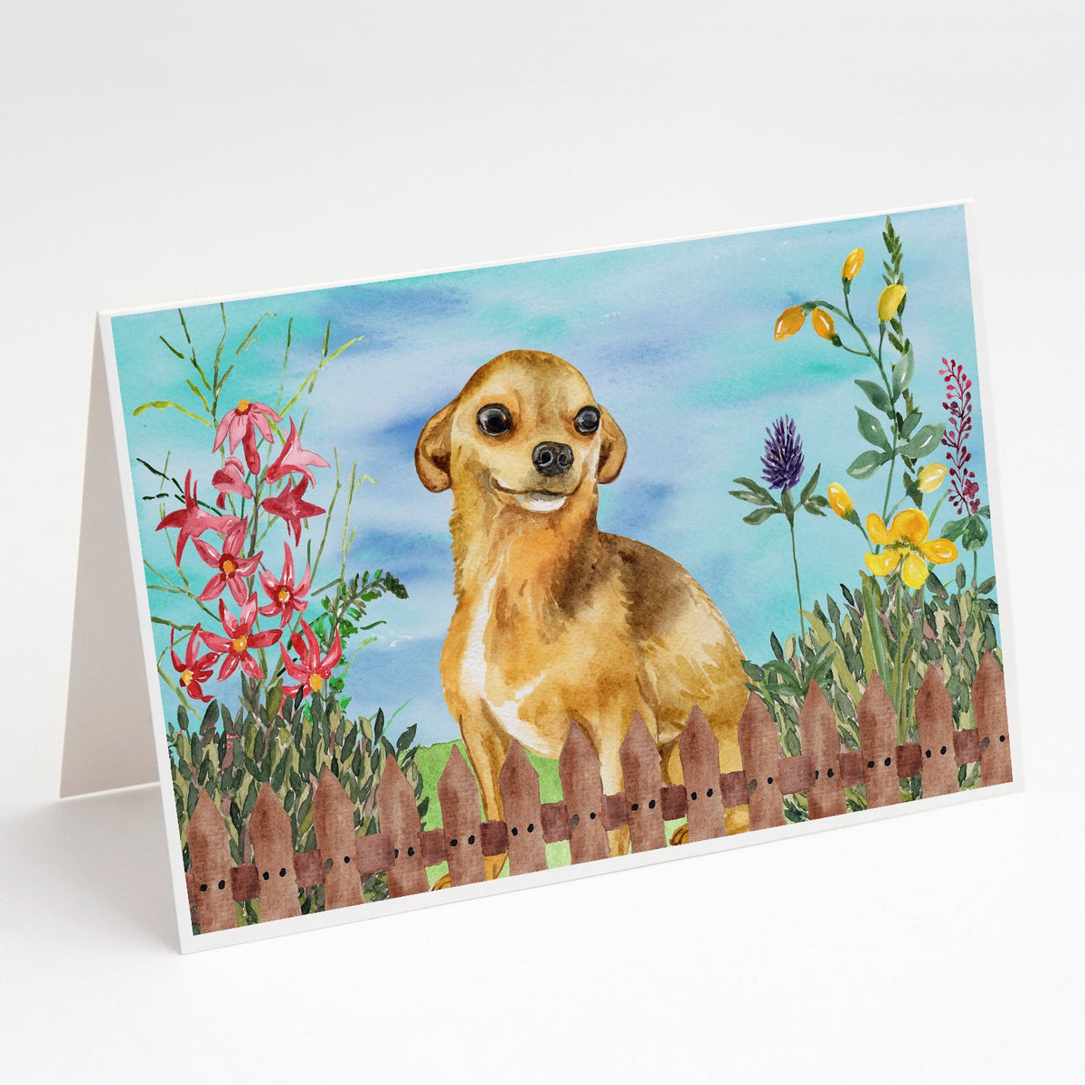 Buy this Chihuahua Spring Greeting Cards and Envelopes Pack of 8