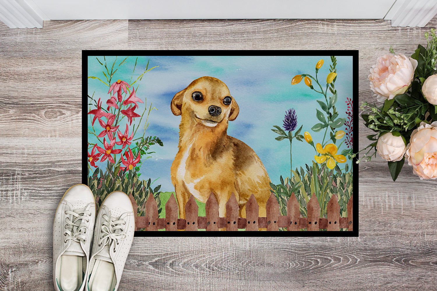 Chihuahua Spring Indoor or Outdoor Mat 18x27 CK1220MAT - the-store.com