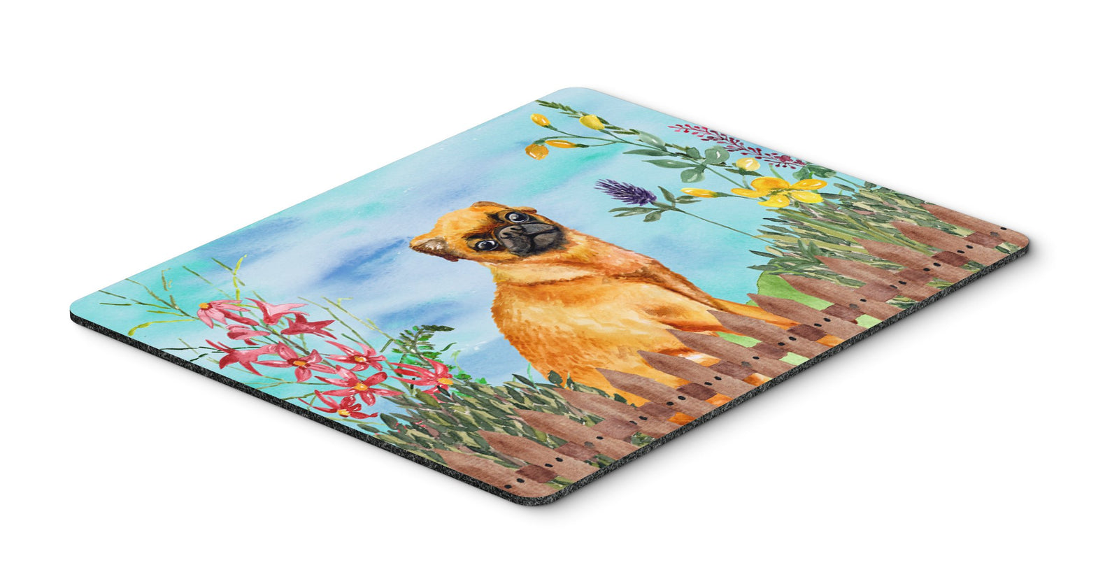 Small Brabant Griffon Spring Mouse Pad, Hot Pad or Trivet CK1229MP by Caroline's Treasures