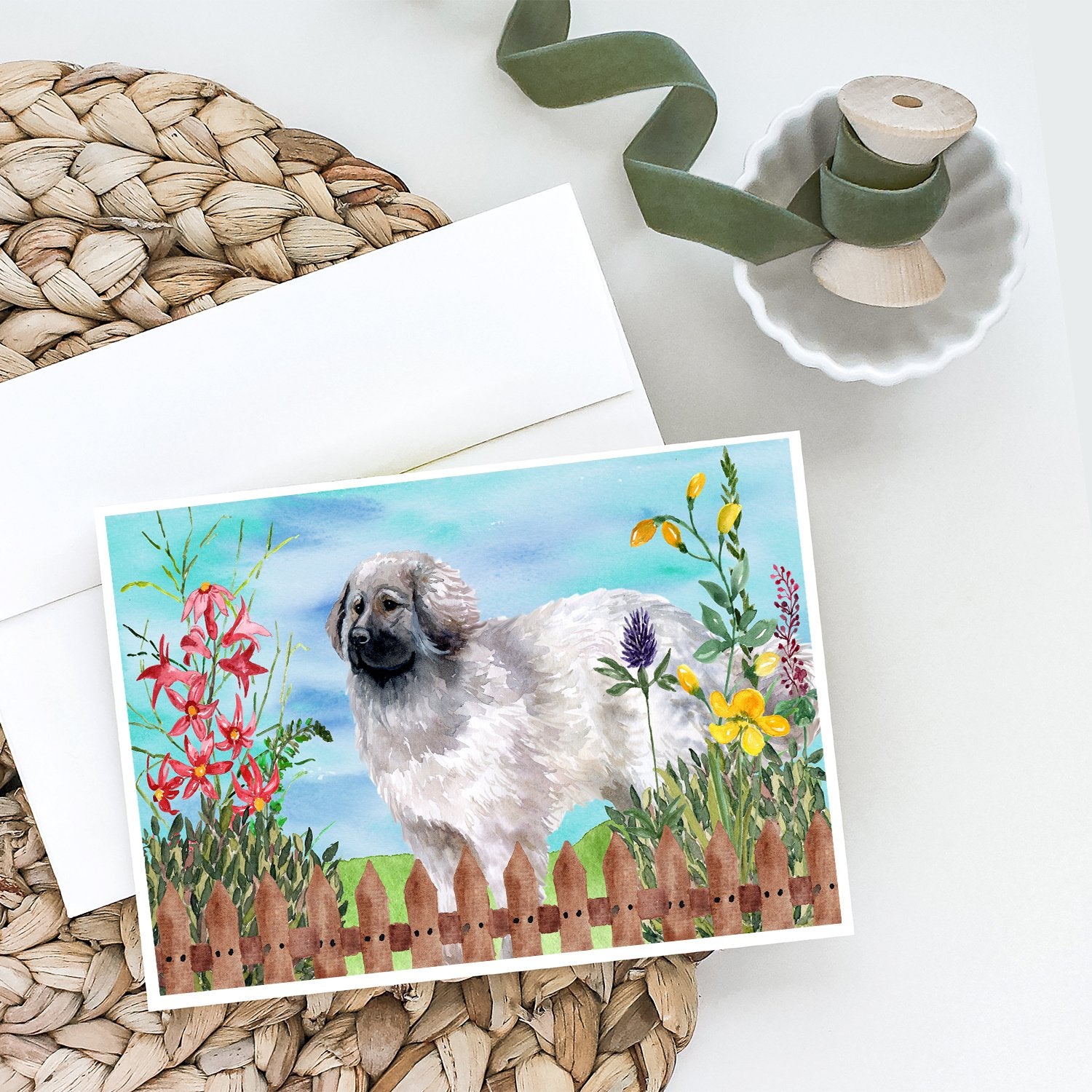 Buy this Moscow Watchdog Spring Greeting Cards and Envelopes Pack of 8