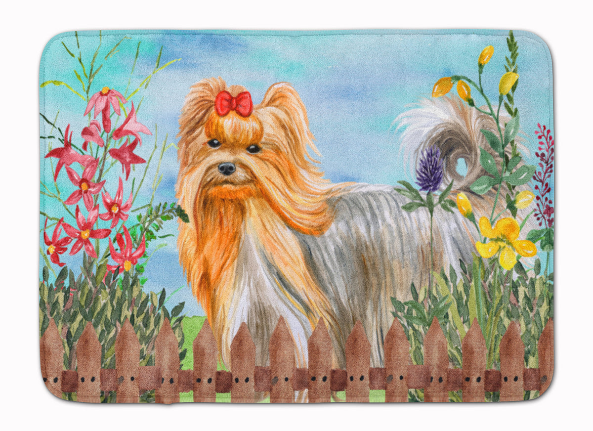Yorkshire Terrier Spring Machine Washable Memory Foam Mat CK1247RUG - the-store.com