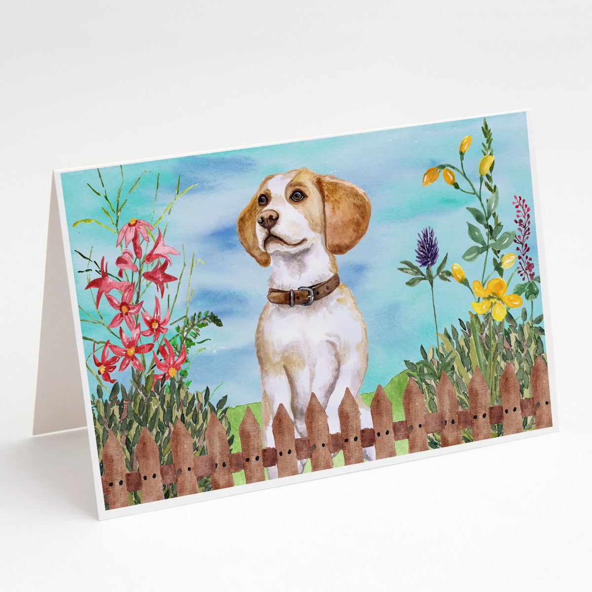 Buy this Beagle Spring Greeting Cards and Envelopes Pack of 8