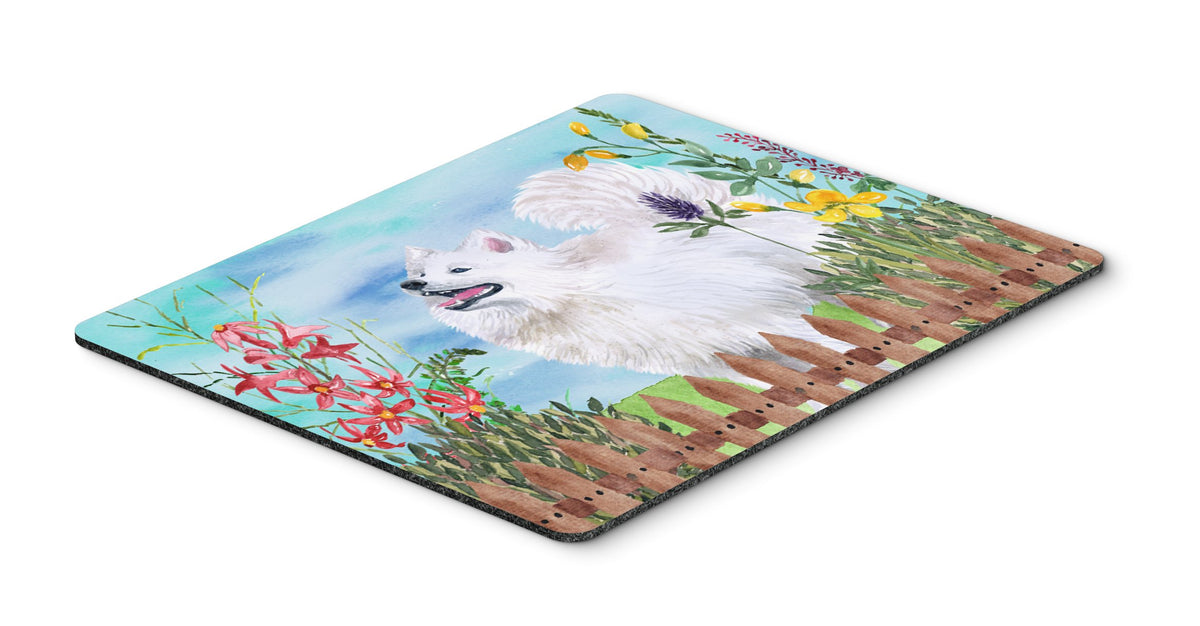 Samoyed Spring Mouse Pad, Hot Pad or Trivet CK1253MP by Caroline&#39;s Treasures