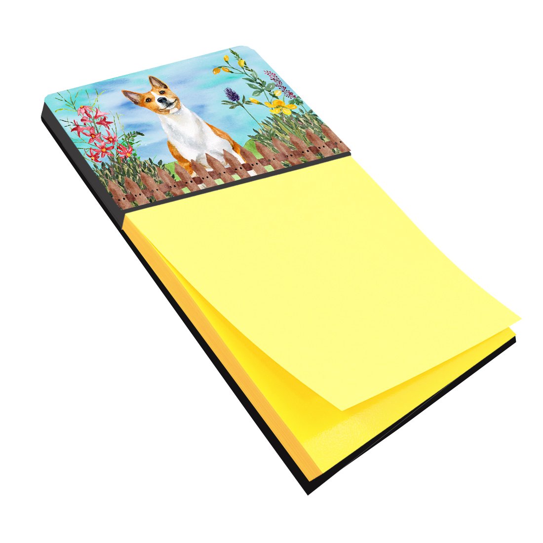 Basenji Spring Sticky Note Holder CK1254SN by Caroline&#39;s Treasures
