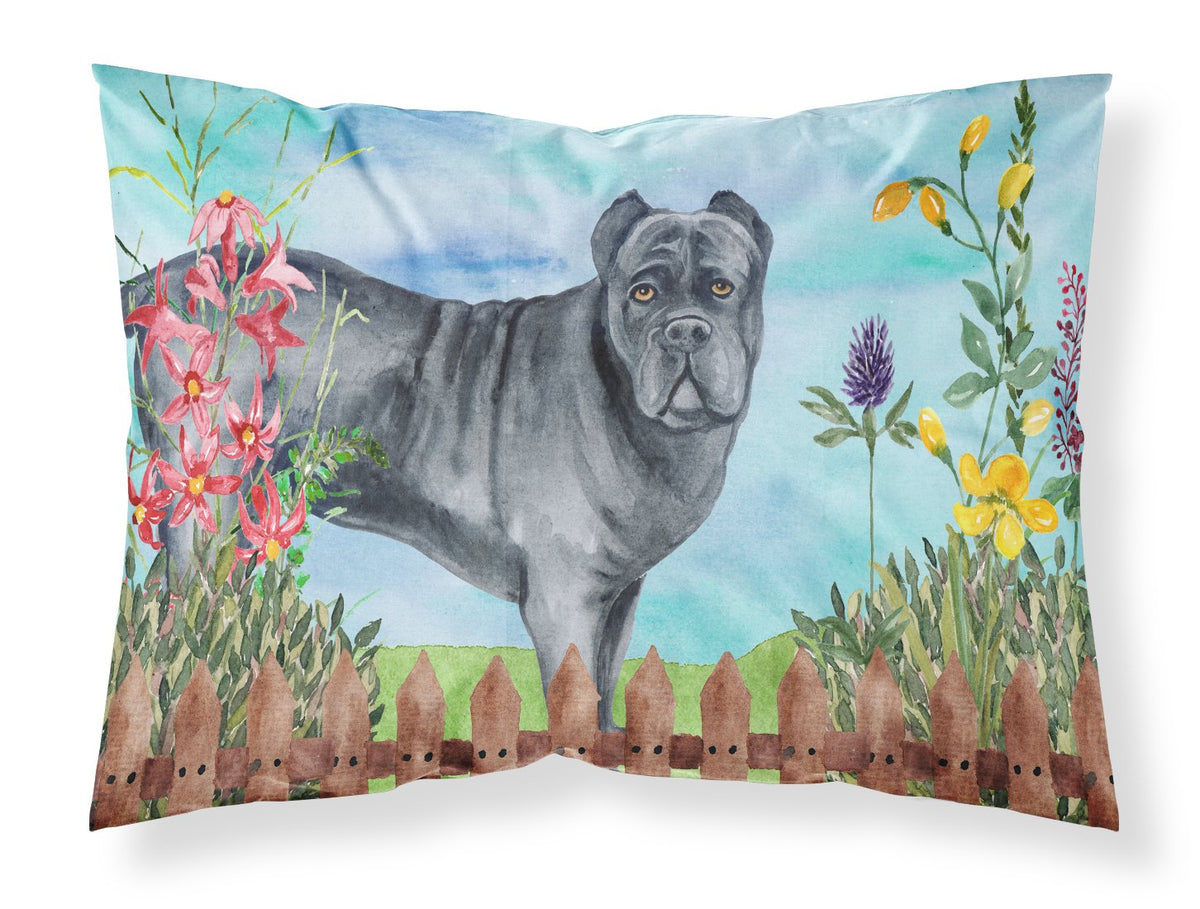 Cane Corso Spring Fabric Standard Pillowcase CK1256PILLOWCASE by Caroline&#39;s Treasures
