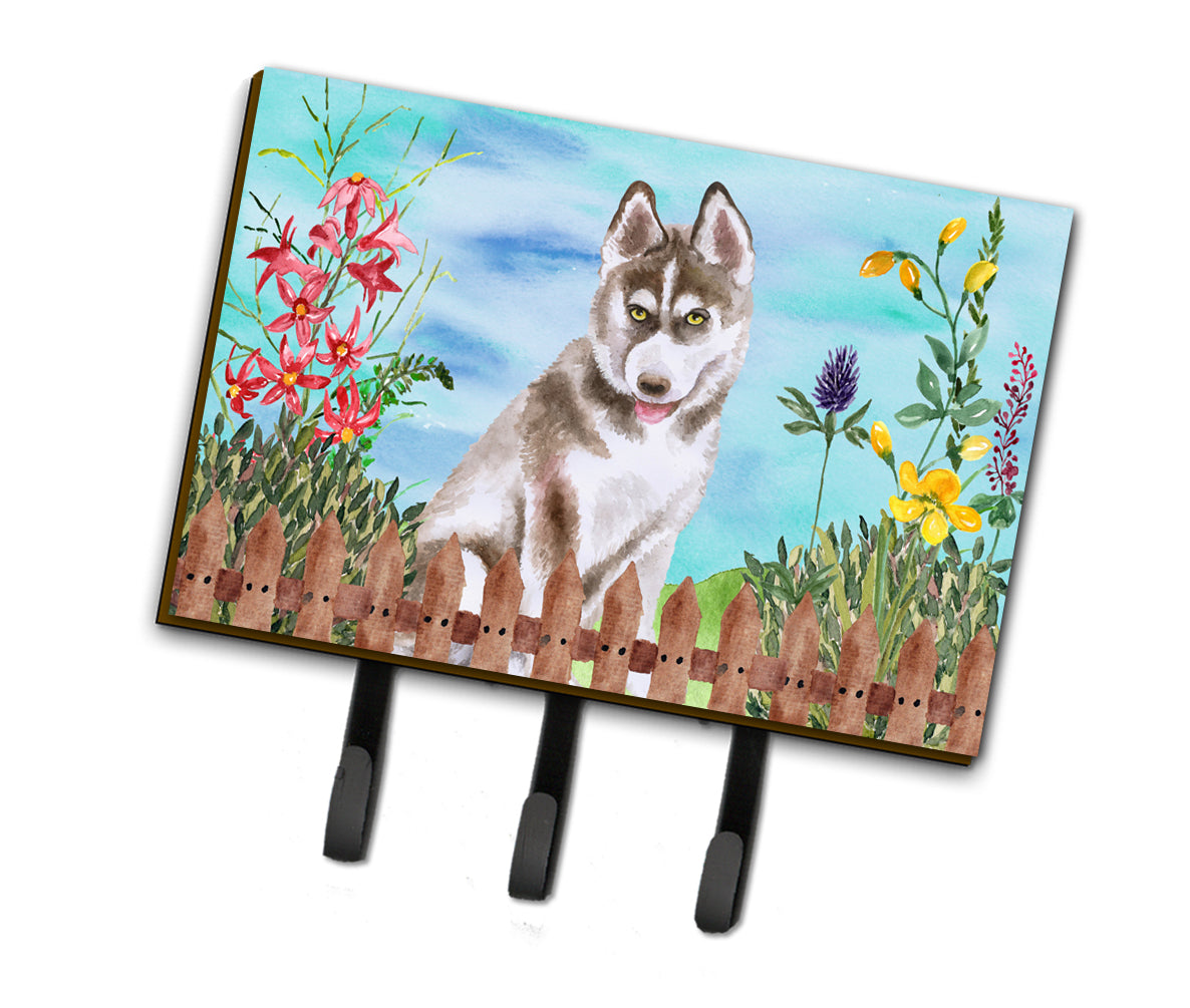 Siberian Husky Grey Spring Leash or Key Holder CK1258TH68