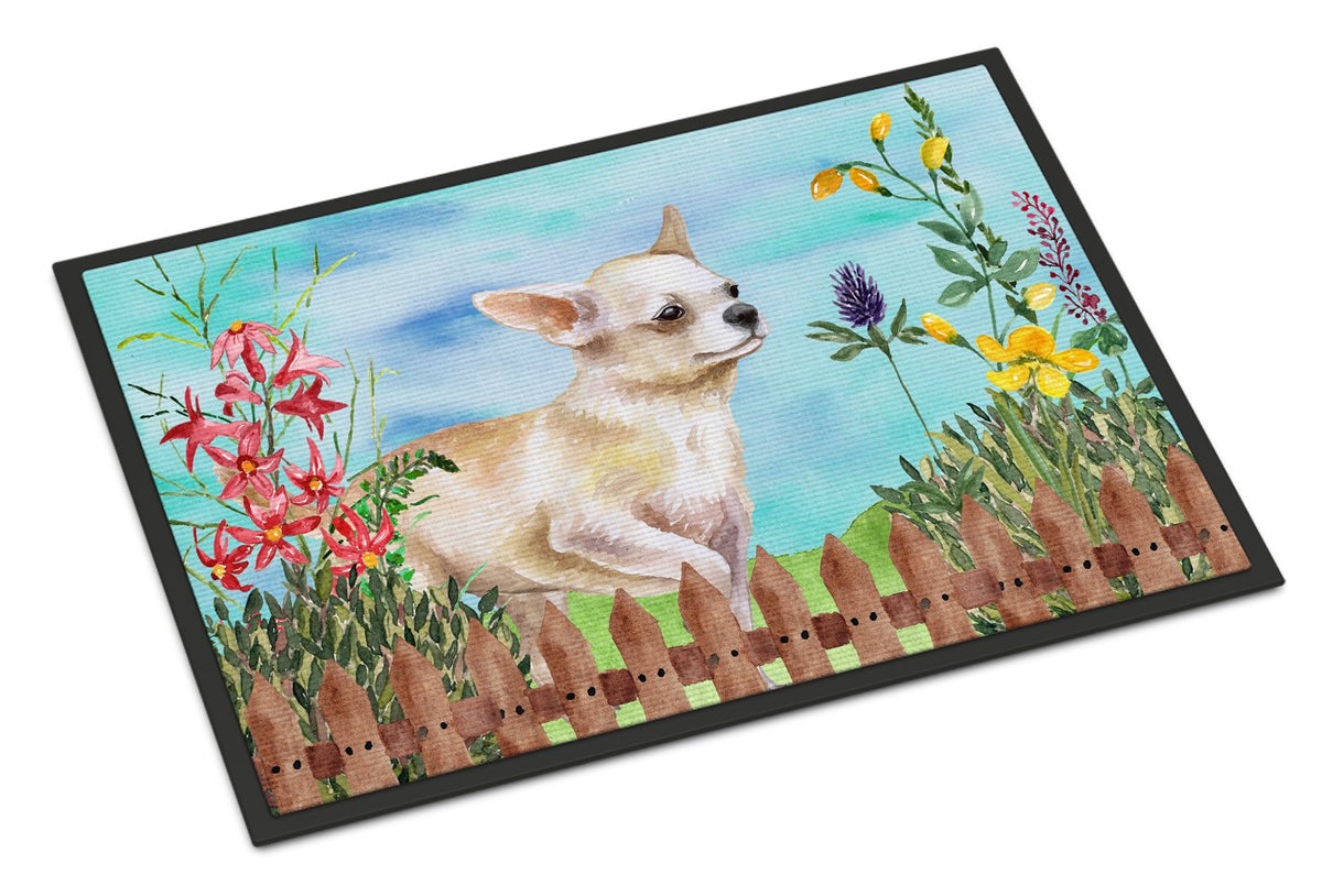 Chihuahua Leg up Spring Indoor or Outdoor Mat 24x36 CK1259JMAT by Caroline&#39;s Treasures