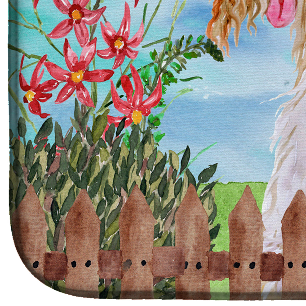 Afghan Hound Spring Dish Drying Mat CK1264DDM  the-store.com.