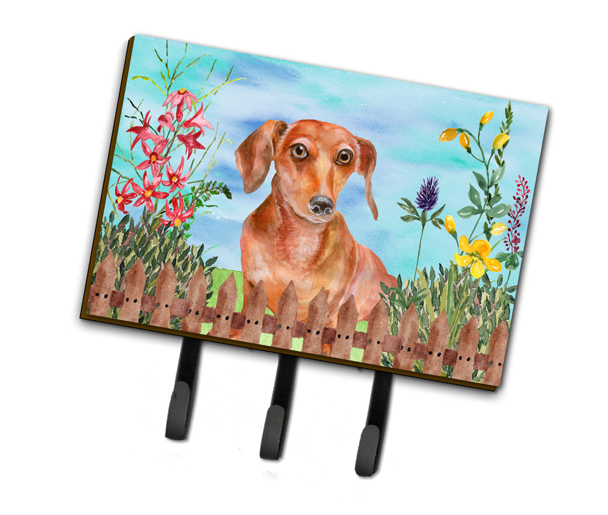 Red Dachshund Spring Leash or Key Holder CK1269TH68  the-store.com.