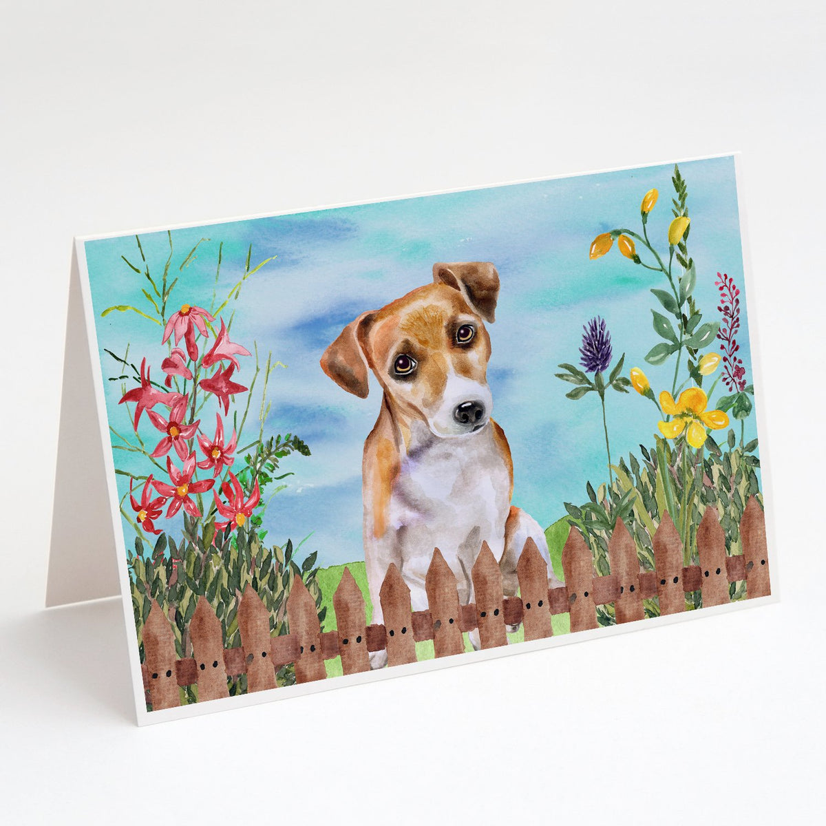 Buy this Jack Russell Terrier #2 Spring Greeting Cards and Envelopes Pack of 8