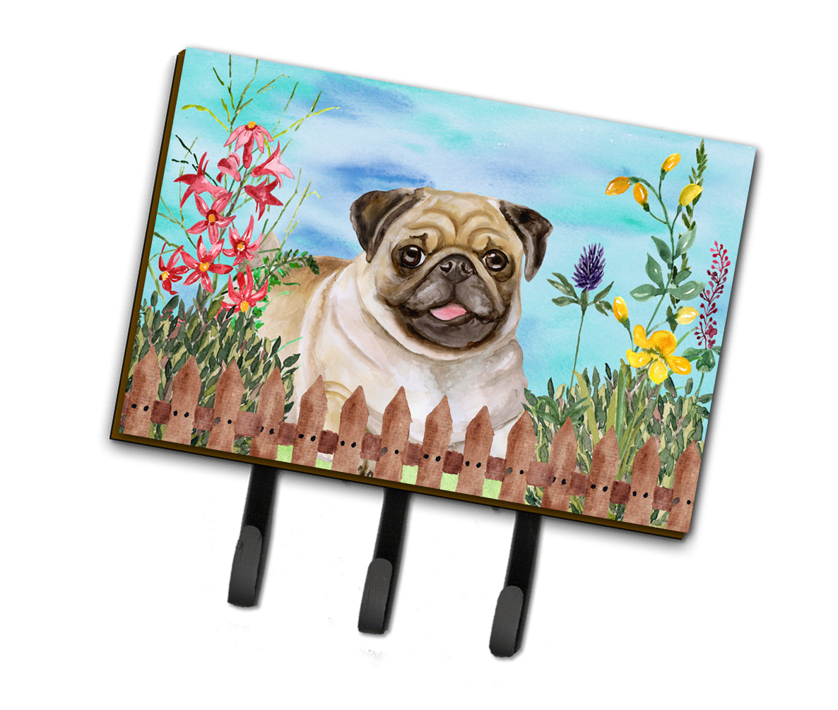 Fawn Pug Spring Leash or Key Holder CK1280TH68  the-store.com.