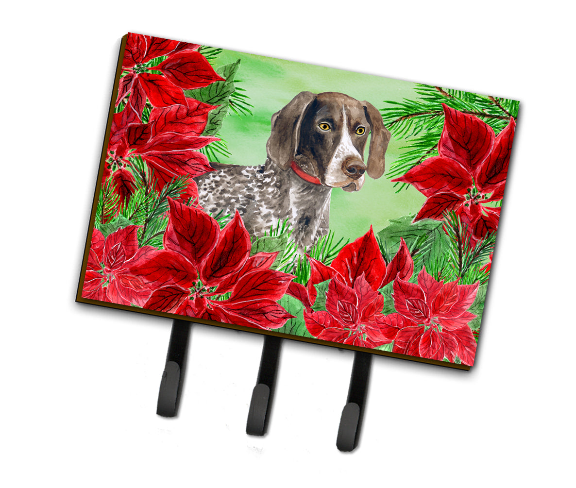 German Shorthaired Pointer Poinsettas Leash or Key Holder CK1290TH68  the-store.com.