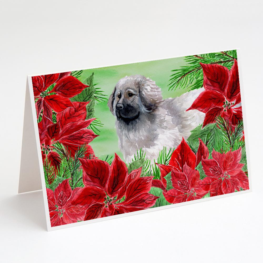 Buy this Moscow Watchdog Poinsettas Greeting Cards and Envelopes Pack of 8