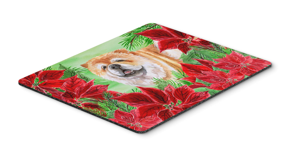 Cane Corso Poinsettas Mouse Pad, Hot Pad or Trivet CK1343MP by Caroline&#39;s Treasures