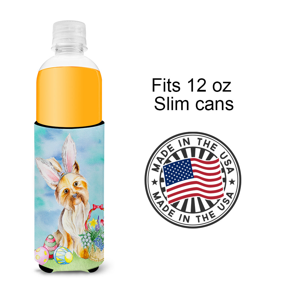 Yorkie Easter Bunny  Ultra Hugger for slim cans CK1372MUK  the-store.com.