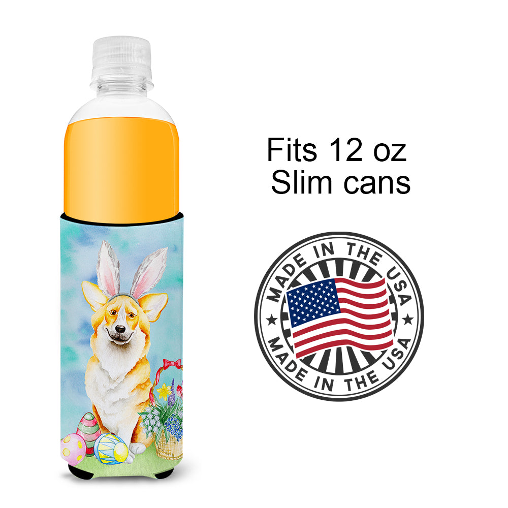 Corgi Easter Bunny  Ultra Hugger for slim cans CK1373MUK