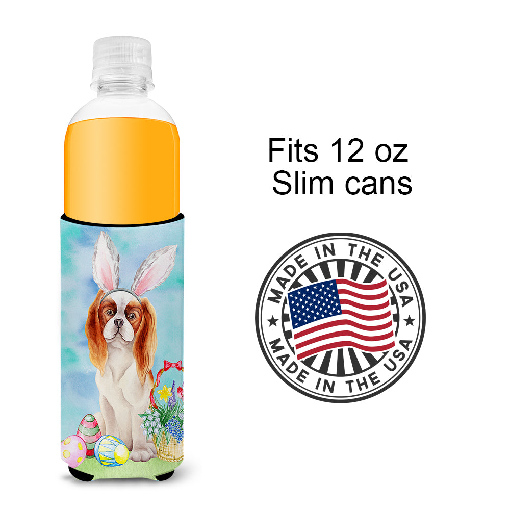 Cavalier Spaniel Easter Bunny  Ultra Hugger for slim cans CK1374MUK  the-store.com.