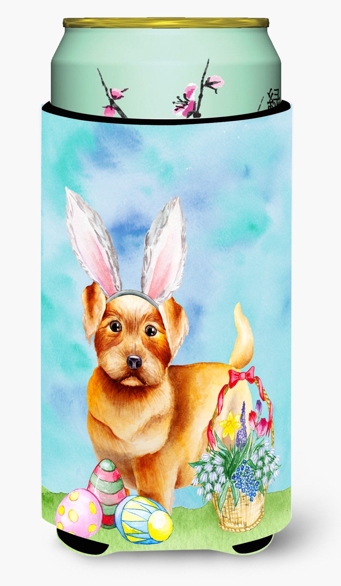 Norfolk Terrier Easter Bunny Tall Boy Beverage Insulator Hugger CK1376TBC by Caroline&#39;s Treasures