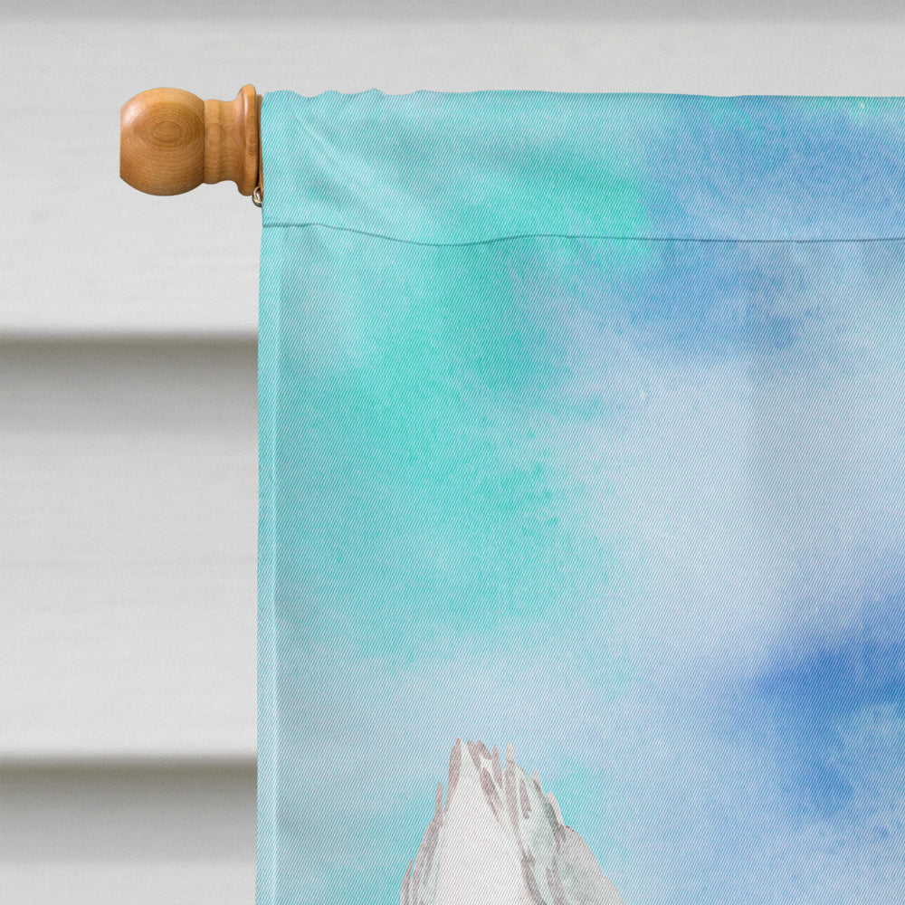 Caroline's Treasures English Bulldog Easter Bunny Flag Canvas House Size CK1378CHF