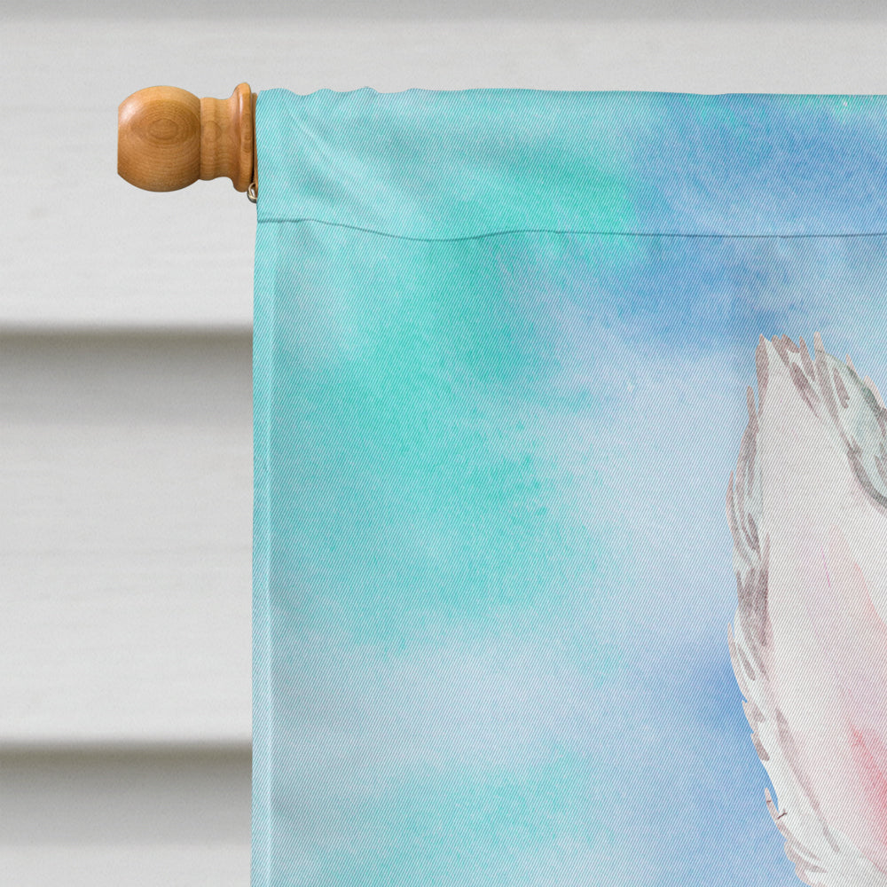 Caroline's Treasures Bichon Frise Easter Bunny Flag Canvas House Size CK1381CHF