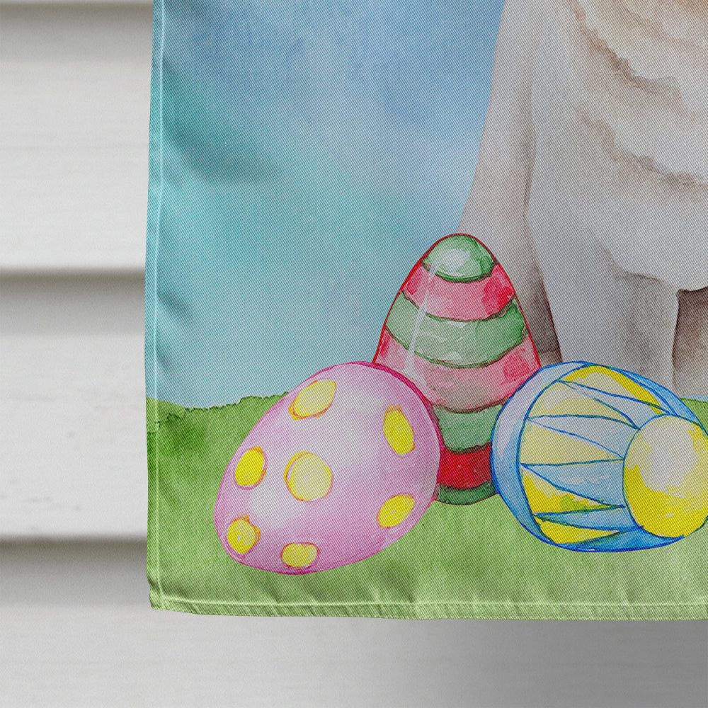 Caroline's Treasures Bichon Frise Easter Bunny Flag Canvas House Size CK1381CHF