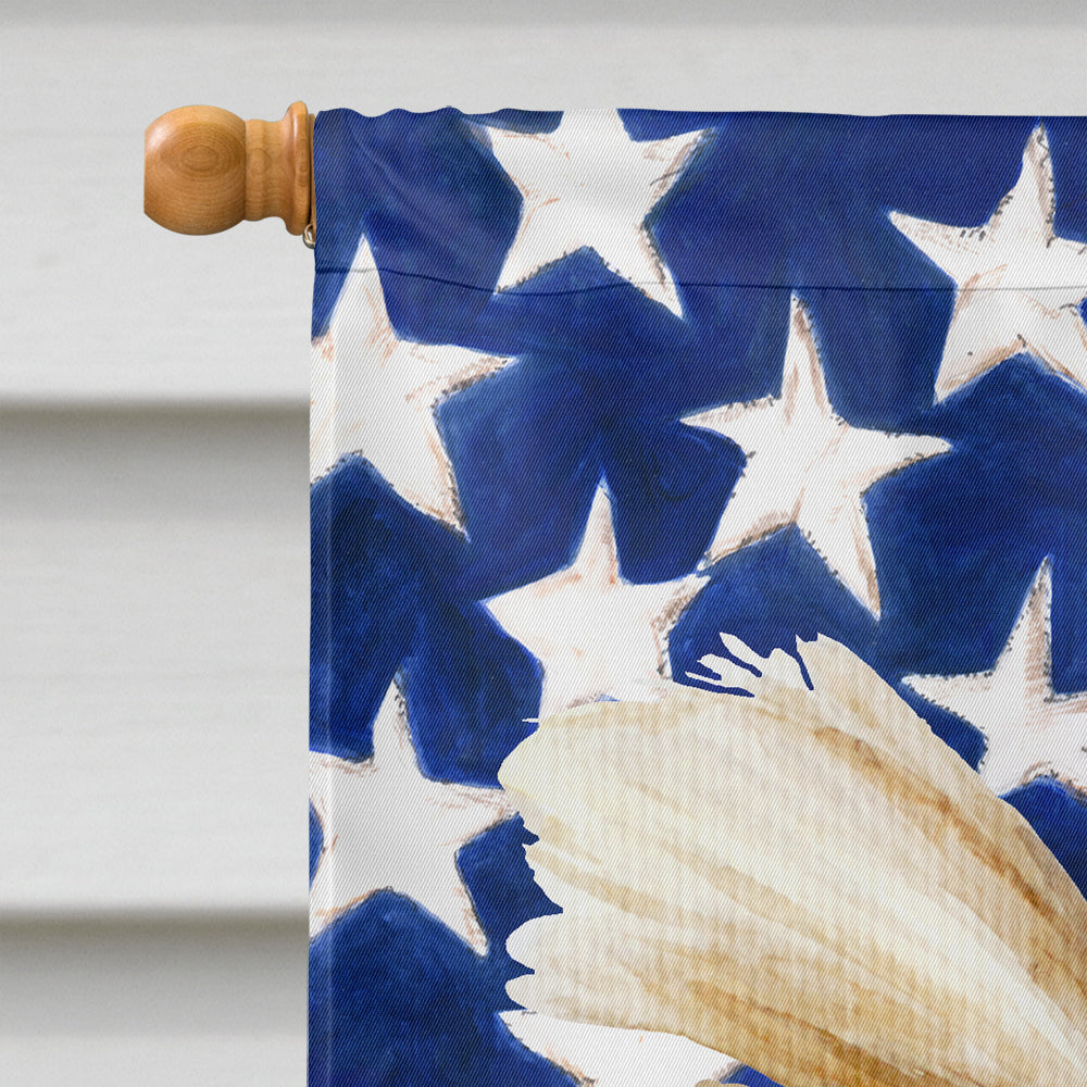 Yorkie Yorkshier Terrier Patriotic Flag Canvas House Size CK1382CHF  the-store.com.