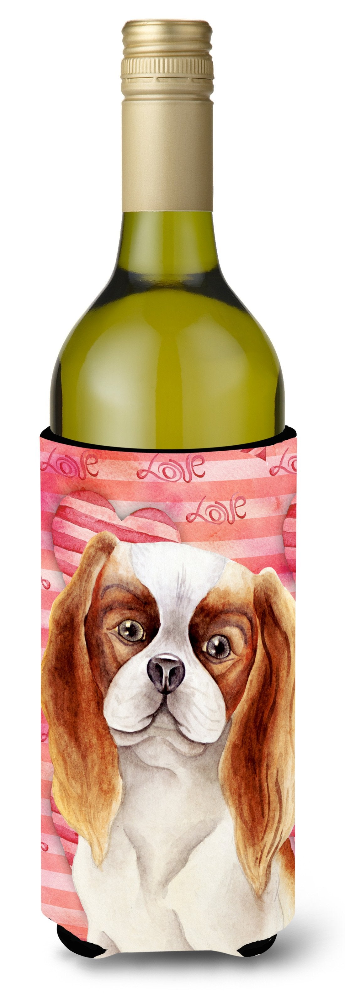 Cavalier Spaniel Love Wine Bottle Beverge Insulator Hugger CK1391LITERK by Caroline&#39;s Treasures