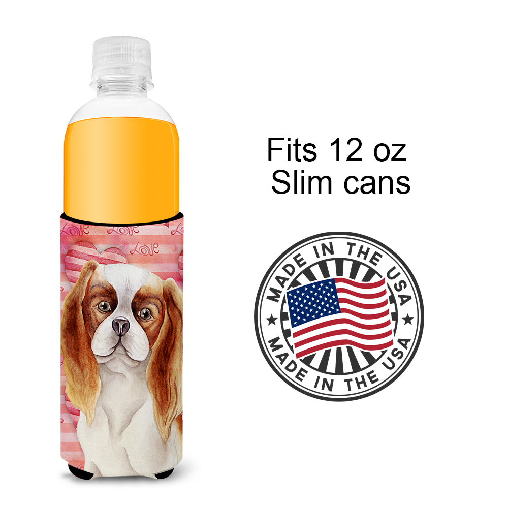 Cavalier Spaniel Love  Ultra Hugger for slim cans CK1391MUK  the-store.com.