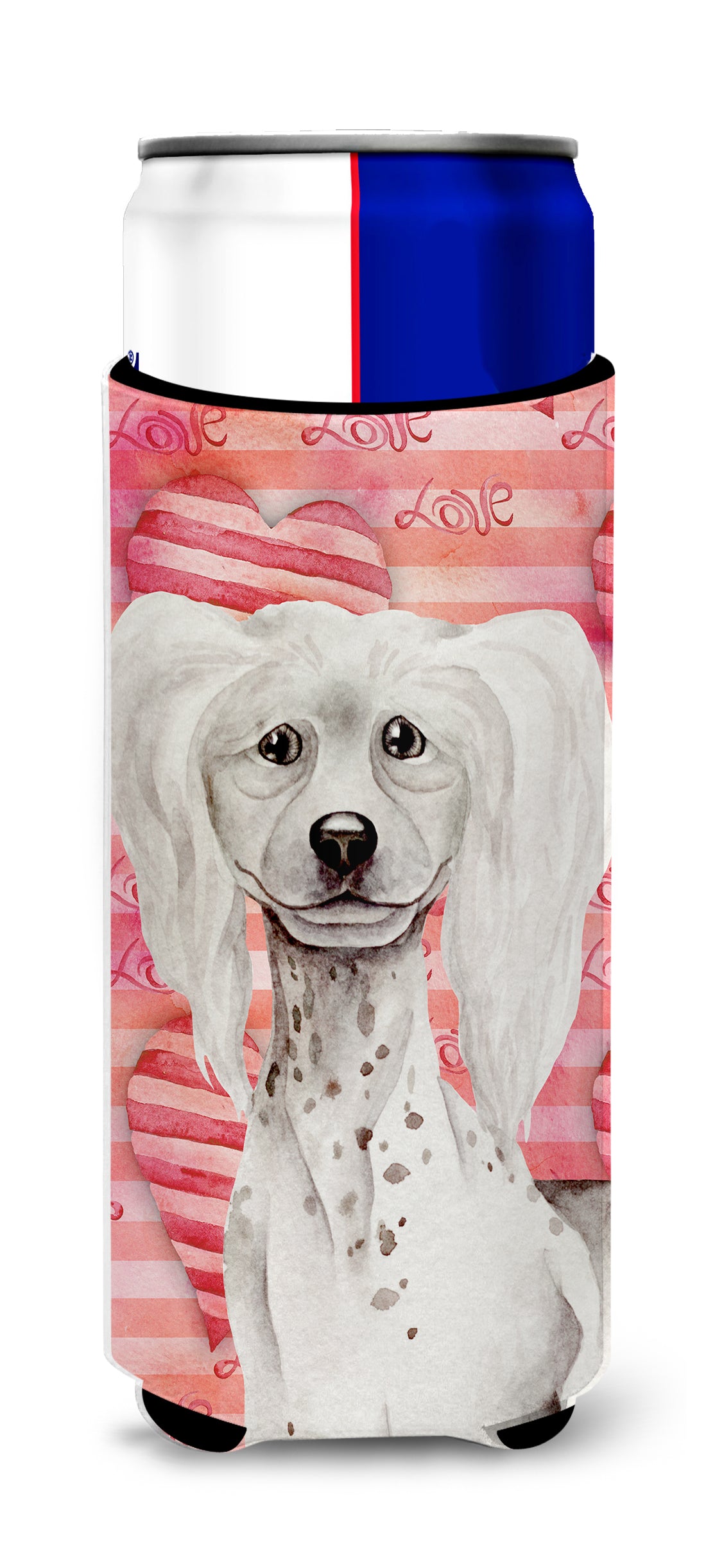 Chinese Crested Love  Ultra Hugger for slim cans CK1394MUK