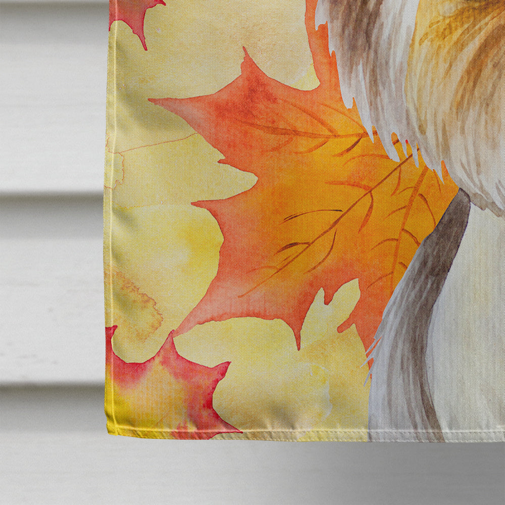 Yorkie Yorkshier Terrier Fall Flag Canvas House Size CK1403CHF  the-store.com.