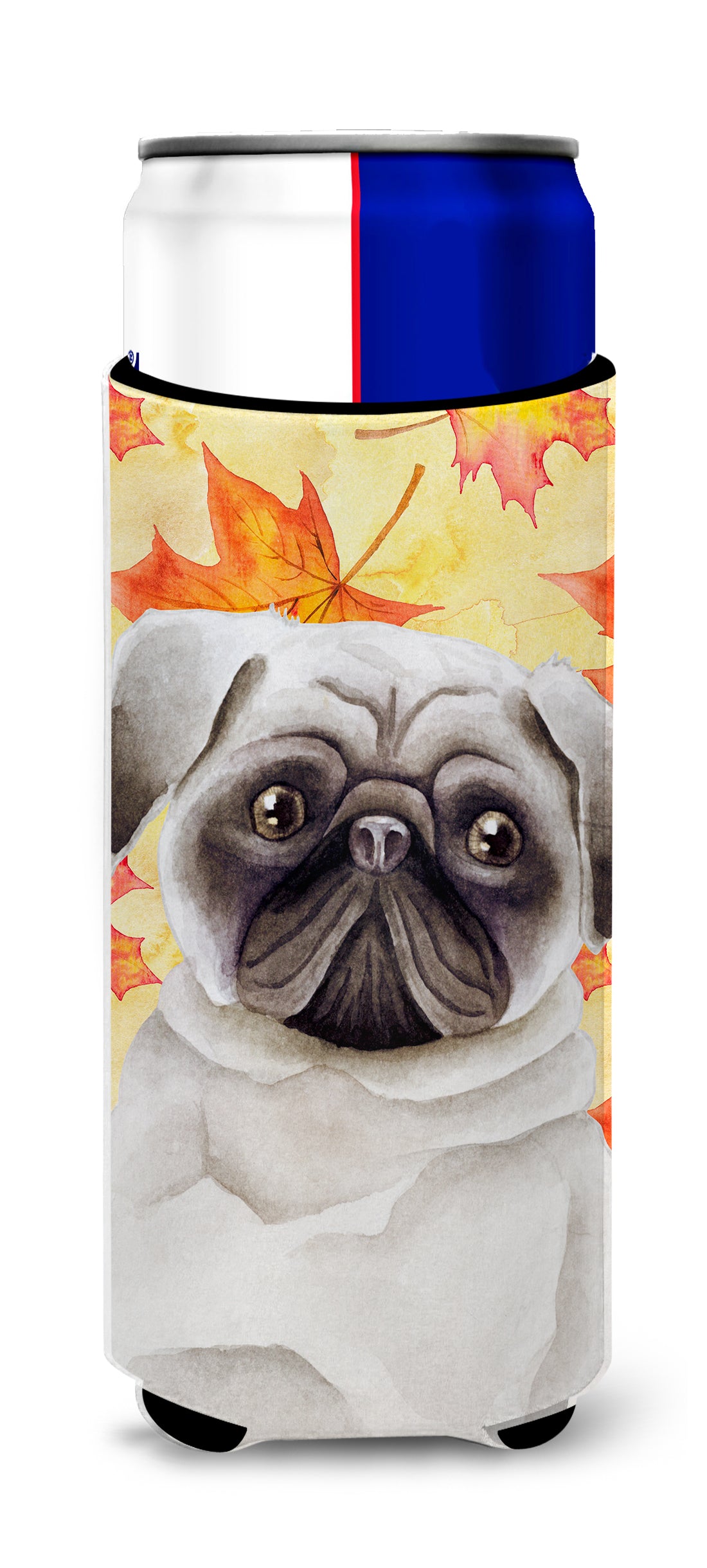 Pug Fall  Ultra Hugger for slim cans CK1406MUK  the-store.com.