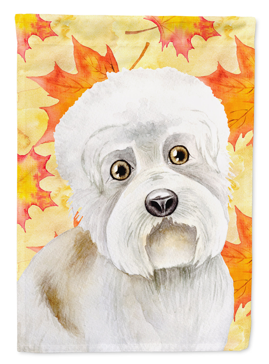 Dandie Dinmont Fall Flag Canvas House Size CK1407CHF  the-store.com.