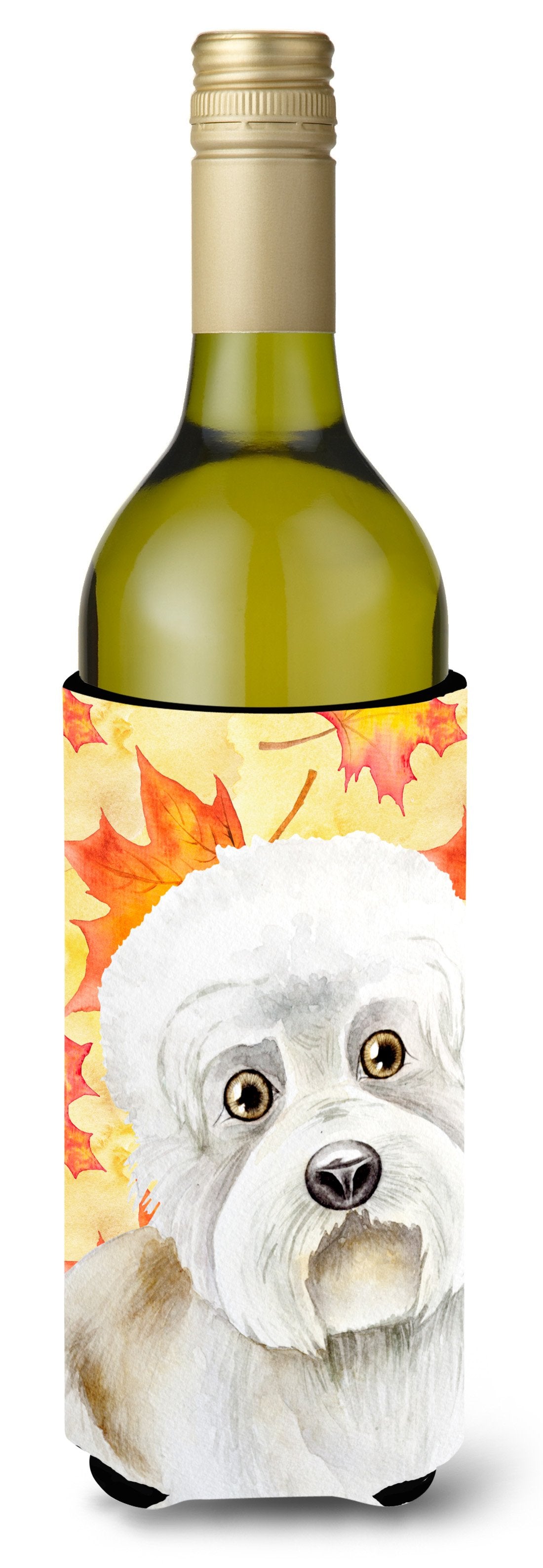 Dandie Dinmont Fall Wine Bottle Beverge Insulator Hugger CK1407LITERK by Caroline's Treasures