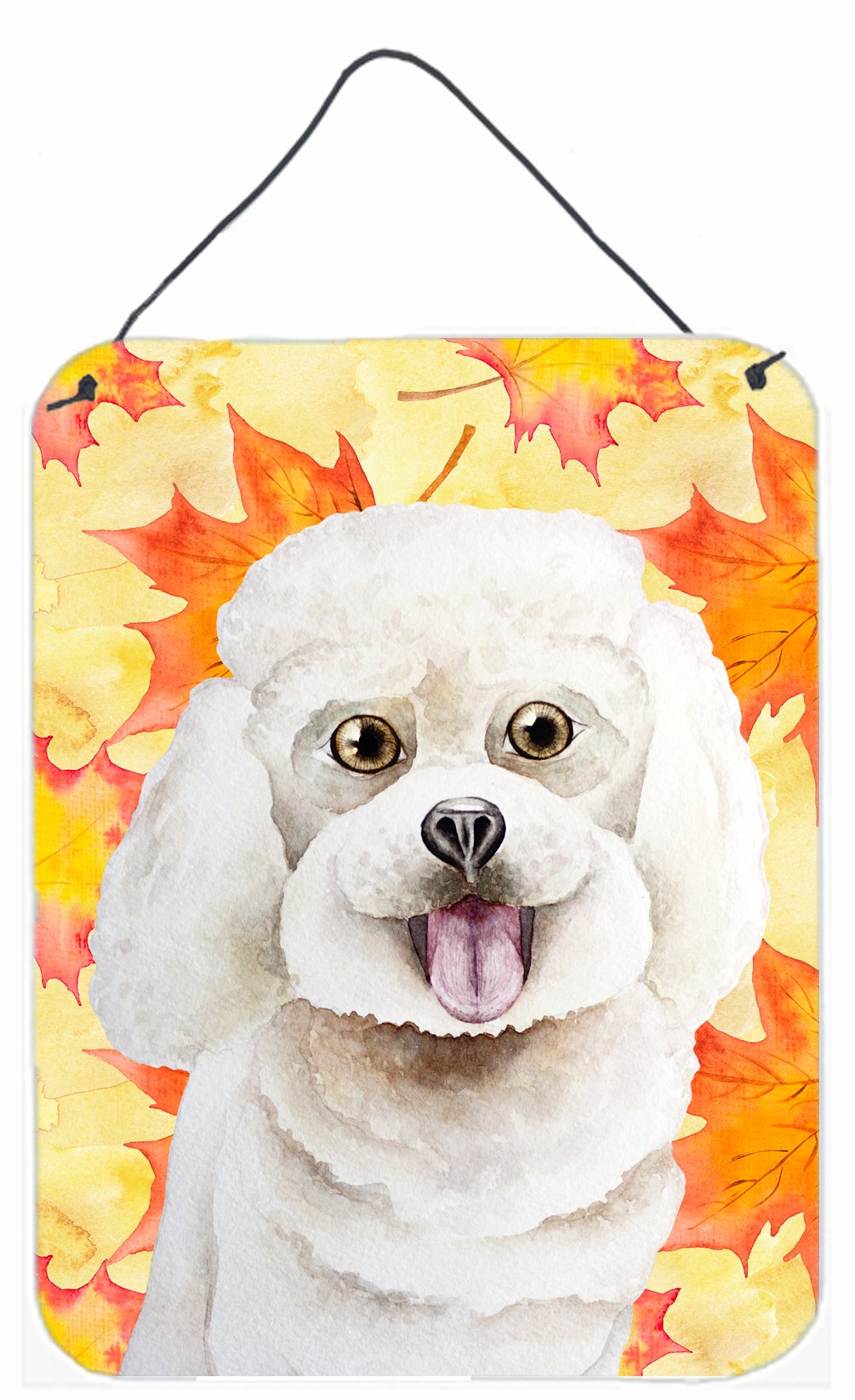 Bichon Frise Fall Wall or Door Hanging Prints CK1409DS1216 by Caroline&#39;s Treasures