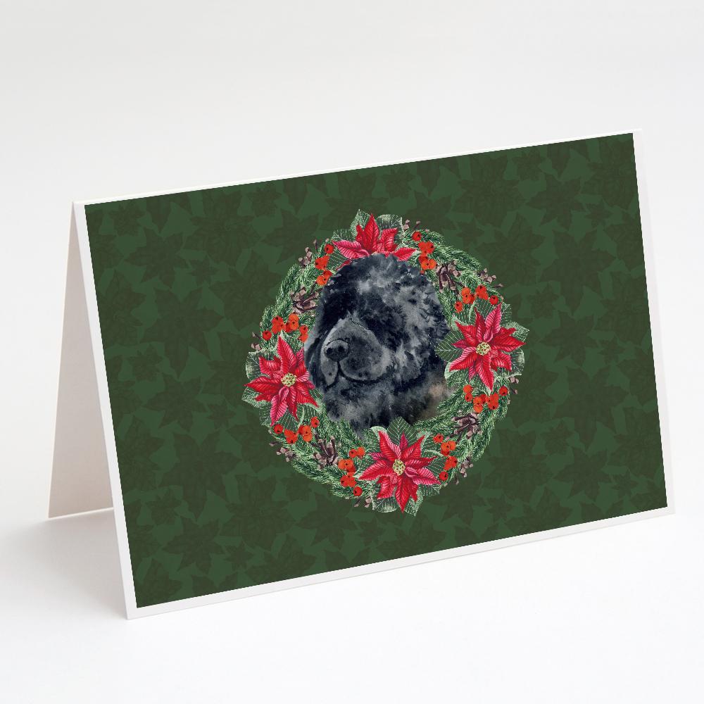Buy this Newfoundland Poinsetta Wreath Greeting Cards and Envelopes Pack of 8