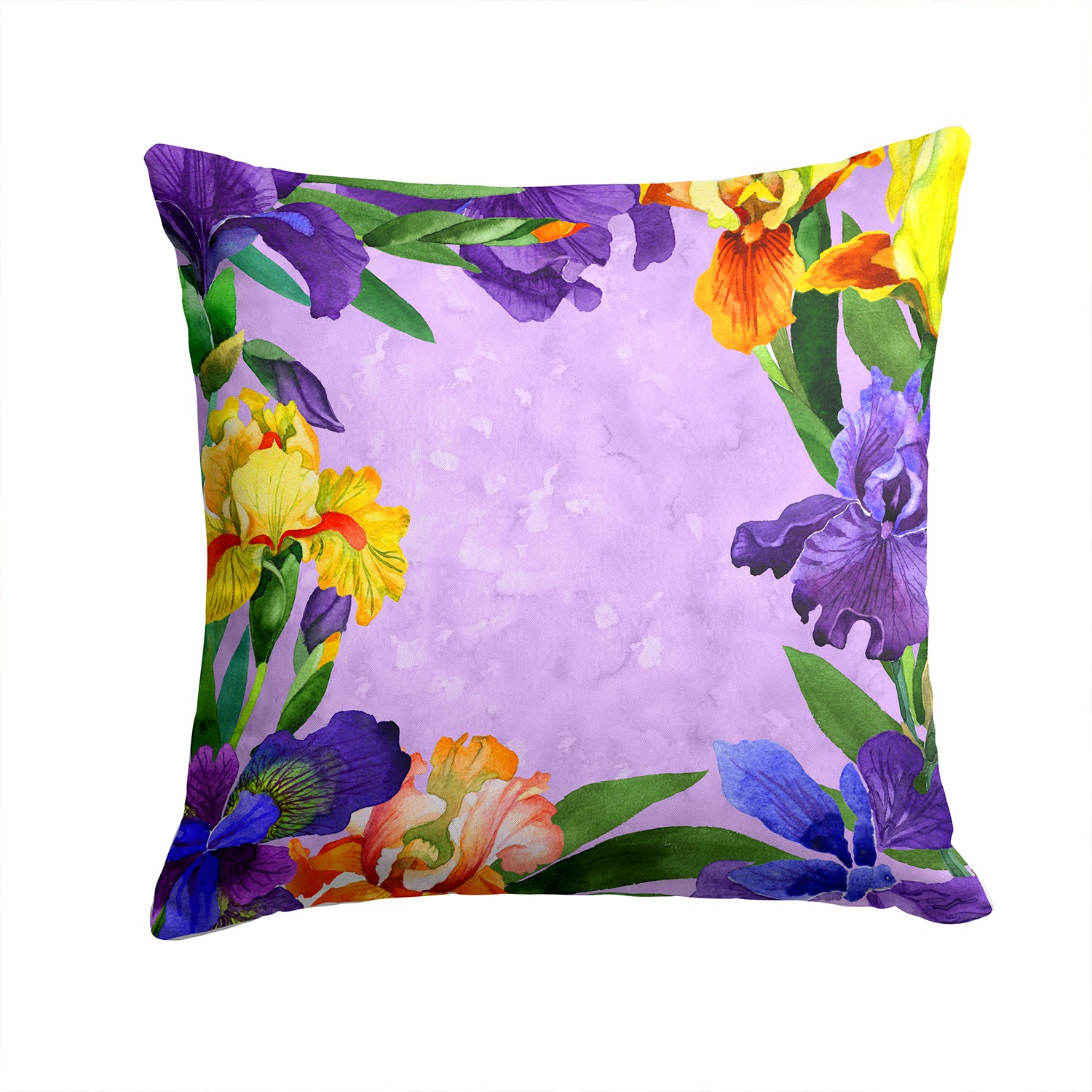 Irises Fabric Decorative Pillow CK1697PW1414 - the-store.com