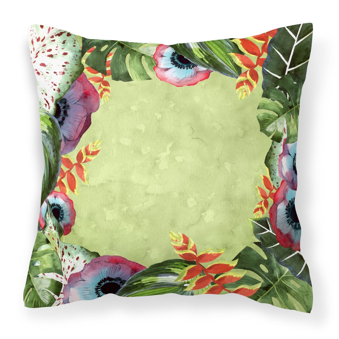 Tropical Fabric Decorative Pillow CK1698PW1818 by Caroline&#39;s Treasures