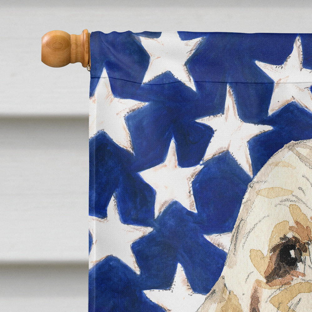 Patriotic USA Spinone Italiano Flag Canvas House Size CK1712CHF  the-store.com.