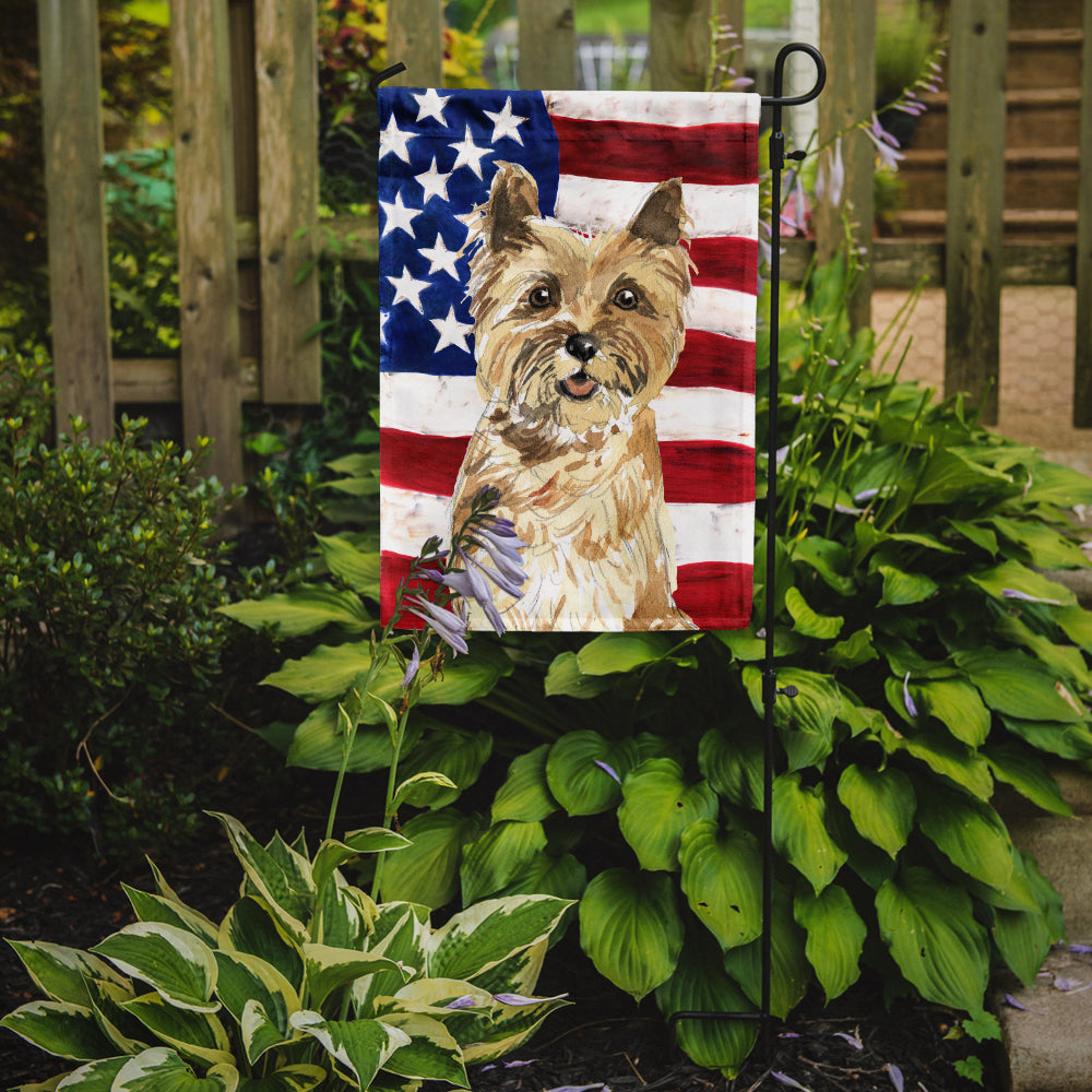Patriotic USA Cairn Terrier Flag Garden Size CK1735GF  the-store.com.