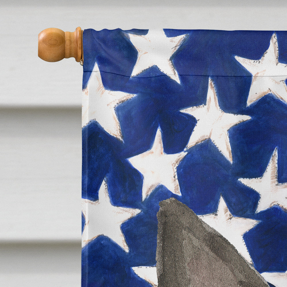 Patriotic USA Boston Terrier Flag Canvas House Size CK1738CHF  the-store.com.