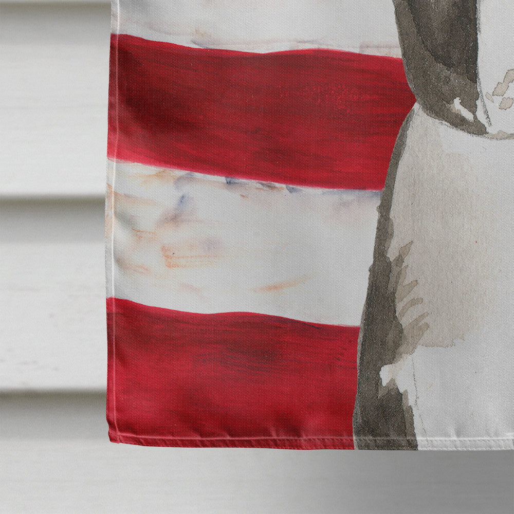 Patriotic USA Boston Terrier Flag Canvas House Size CK1738CHF  the-store.com.